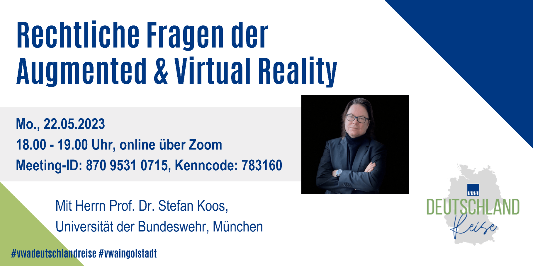 Rechtliche Fragen der Augmented & Virtual Reality